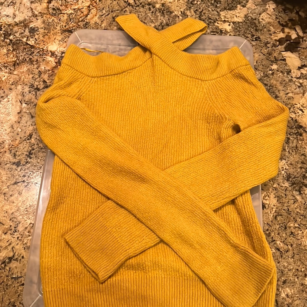 Stunning cutout Anthropologie sweater